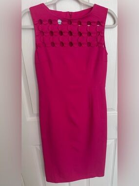 akris punto pink dress Akris Punto Sleeveless Tweed Organzino Midi Dress In Pale Pink-multicolor